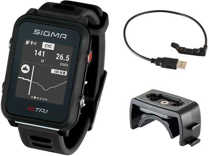 Išmanusis laikrodis Sigma Širdies ritmo monitorius iD.TRI BASIC Juodas 24200