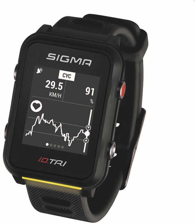 Išmanusis laikrodis Sigma Širdies ritmo monitorius iD.TRI BASIC Juodas 24200