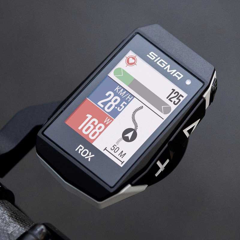 Sigma Sport ROX 11.1 Evo GPS dviračio kompiuteris, Juodas