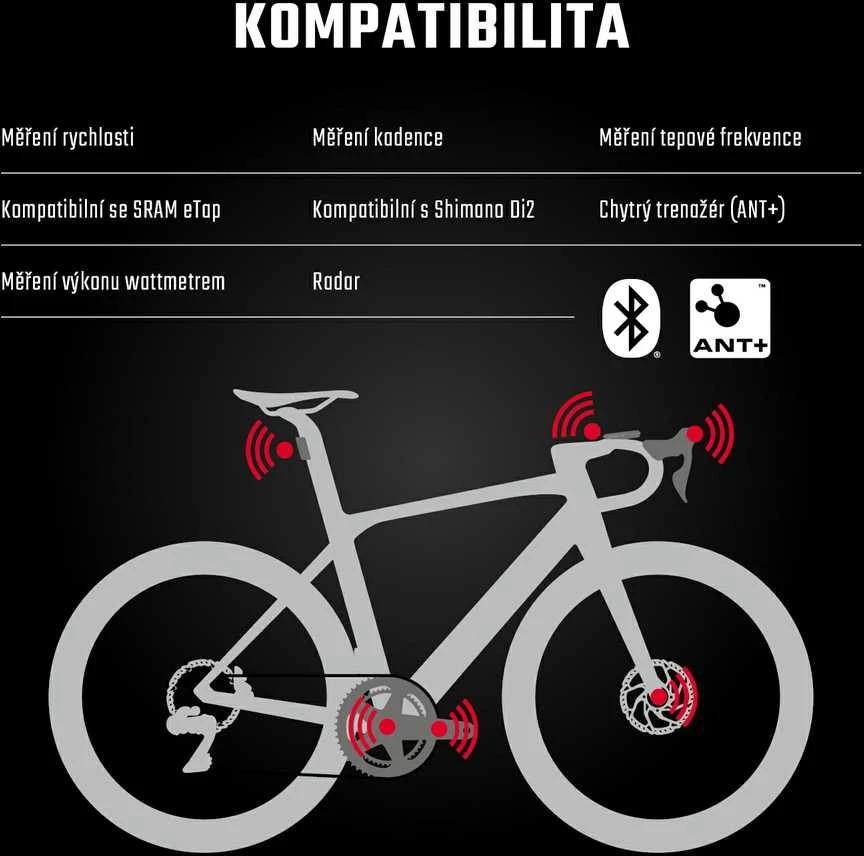Dviračio kompiuteris SIGMA ROX 12.1 Evo GPS Night pilkas Basic Set