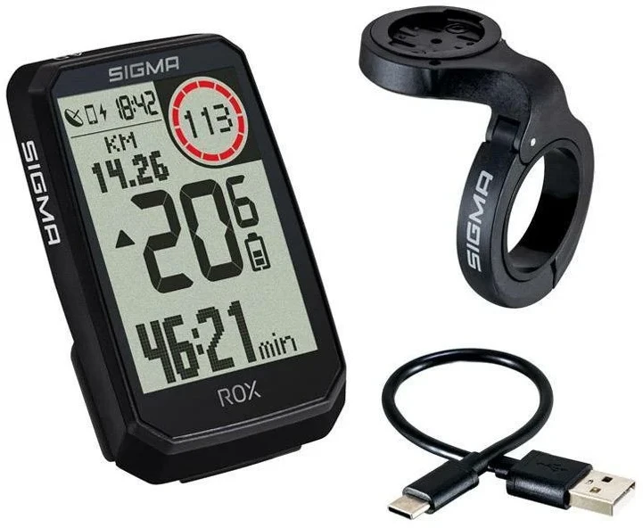 Dviračio kompiuteris SIGMA ROX 4.0 Endurance GPS juodas