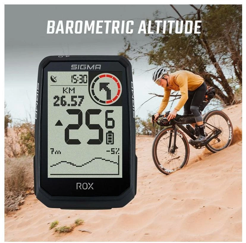 Dviračio kompiuteris SIGMA ROX 4.0 Endurance GPS juodas