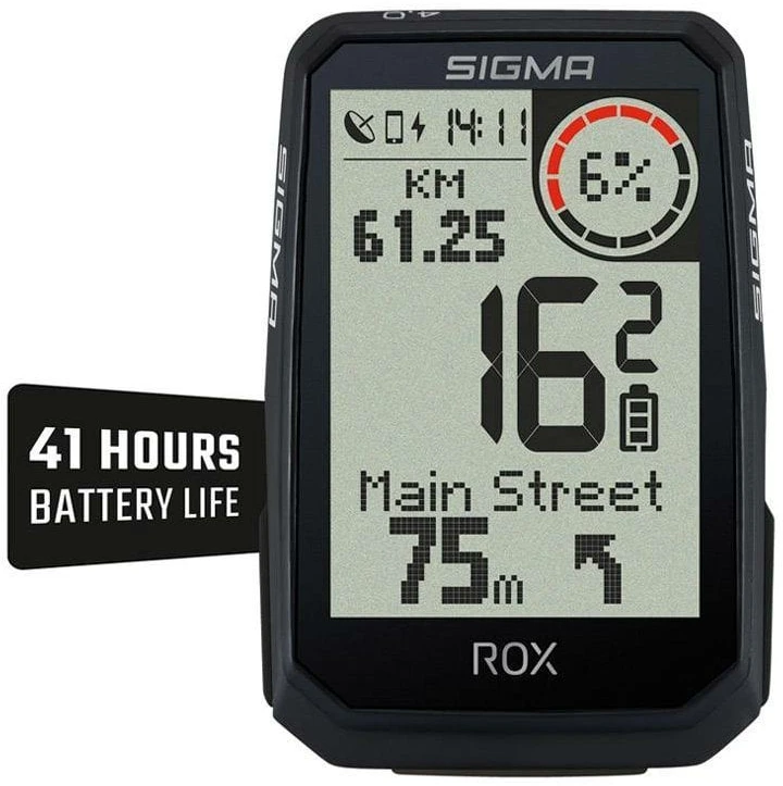 Dviračio kompiuteris SIGMA ROX 4.0 Endurance GPS juodas