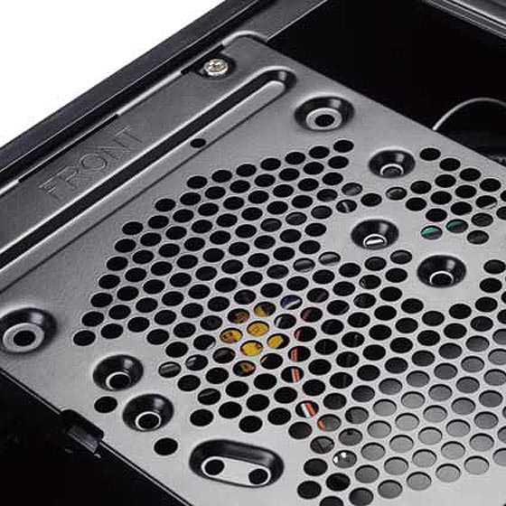 PC korpusas Silverstone Silent SST-ML05B Milo Slim HTPC Mini-ITX, juodas