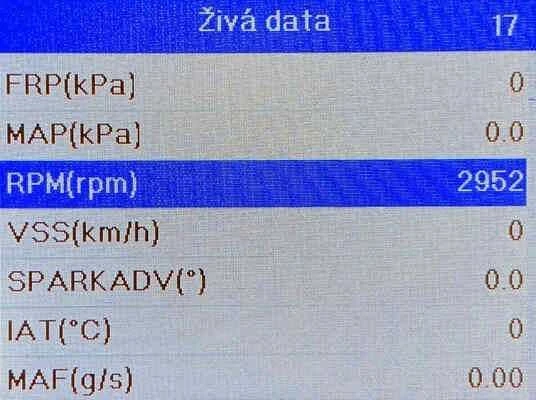 SIXTOL Autodiagnostika SX FIVE v C
