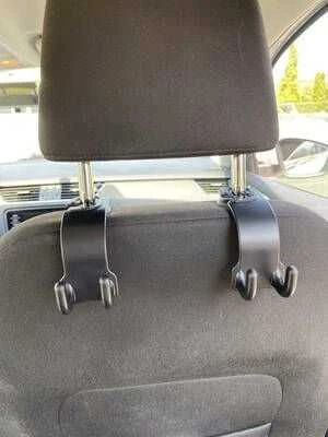 SIXTOL AUTOMOBILIO KABLYS 1 - Automobilio kabliukai galvos atramai, 2 vnt.