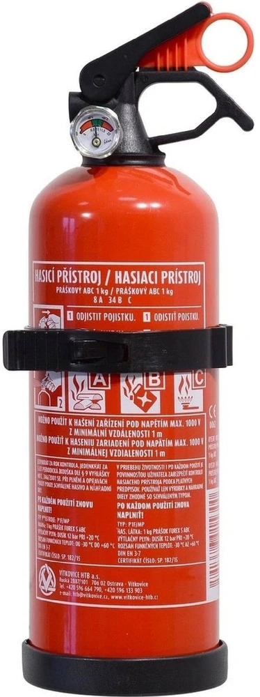Sixtol Kompassas Gaisro gesintuvas miltelinis 1kg ABC