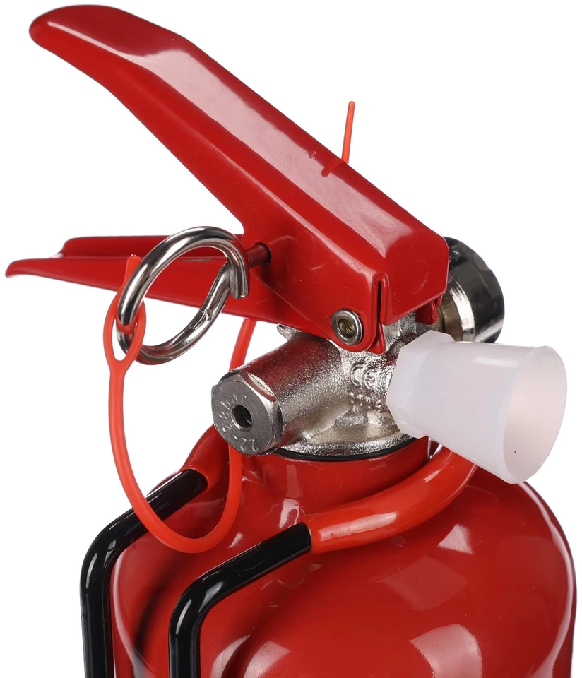 SIXTOL FIRE STOP 1kg ABC miltelinis gesintuvas, metalinis, su metaliniu laikikliu