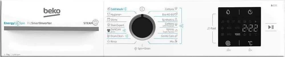 Skalbimo mašina Beko BM3WFSU37213WB