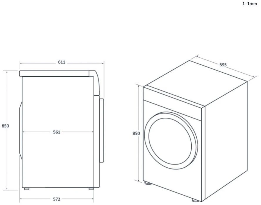 Skalbimo mašina Haier HW100-BD14397U1S