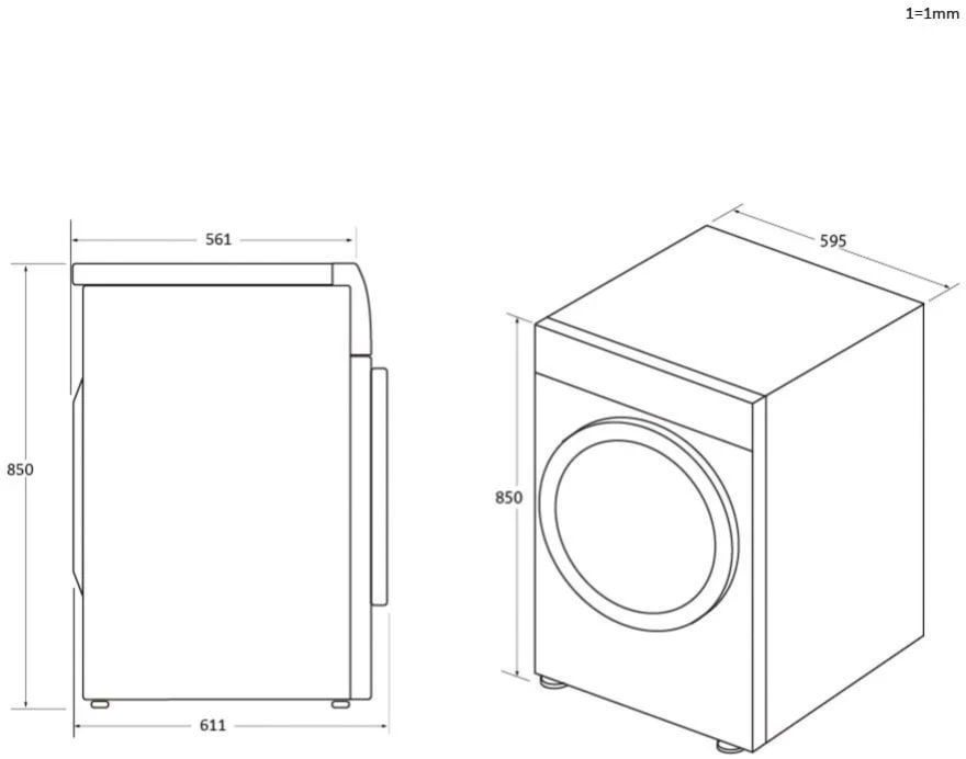 Skalbimo mašina Haier HW100-BD14397U1S