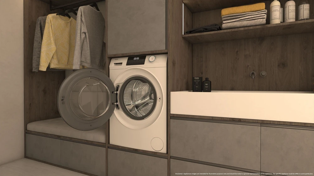 Skalbimo mašina Haier HWD80-BP14929A-S