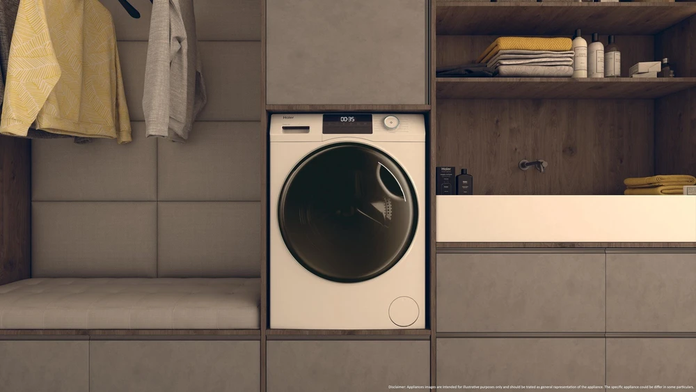 Skalbimo mašina Haier HWD80-BP14929A-S