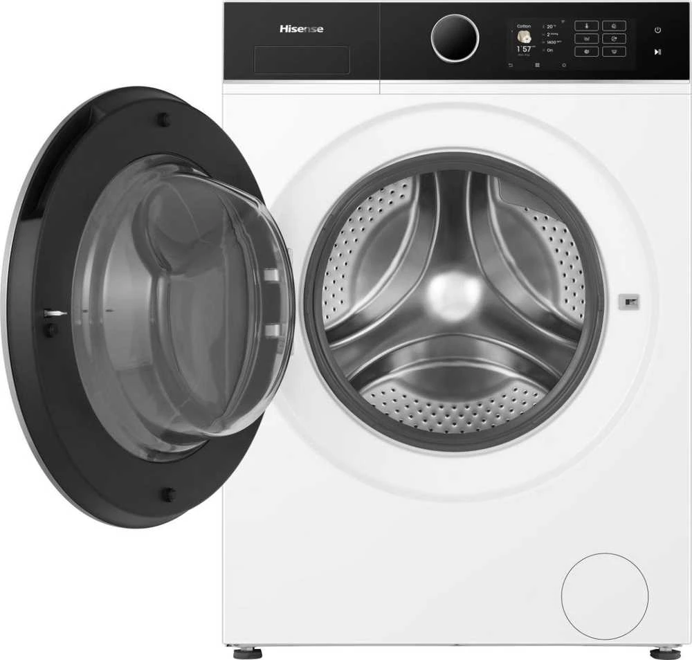 Skalbimo mašina su džiovinimo funkcija Hisense WD5I8043BWF, 8kg / 5kg