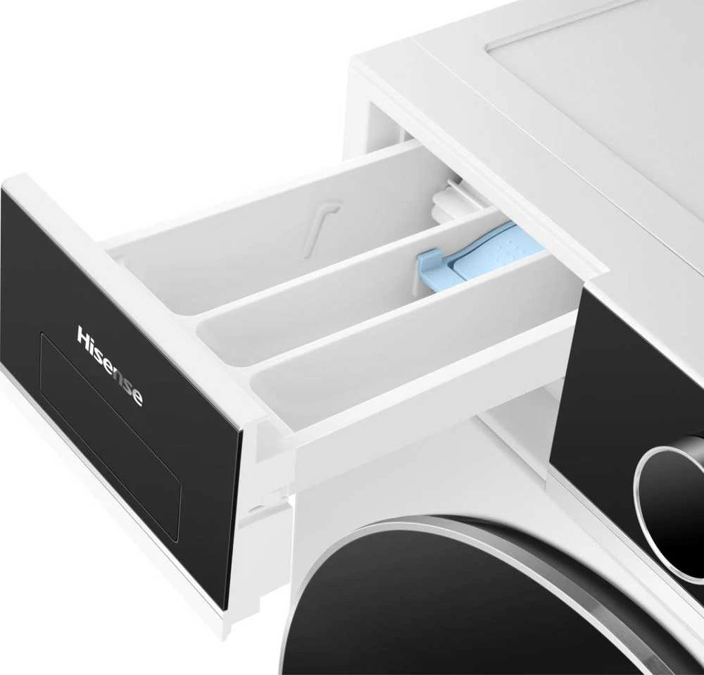 Skalbimo mašina su džiovinimo funkcija Hisense WD5I8043BWF, 8kg / 5kg