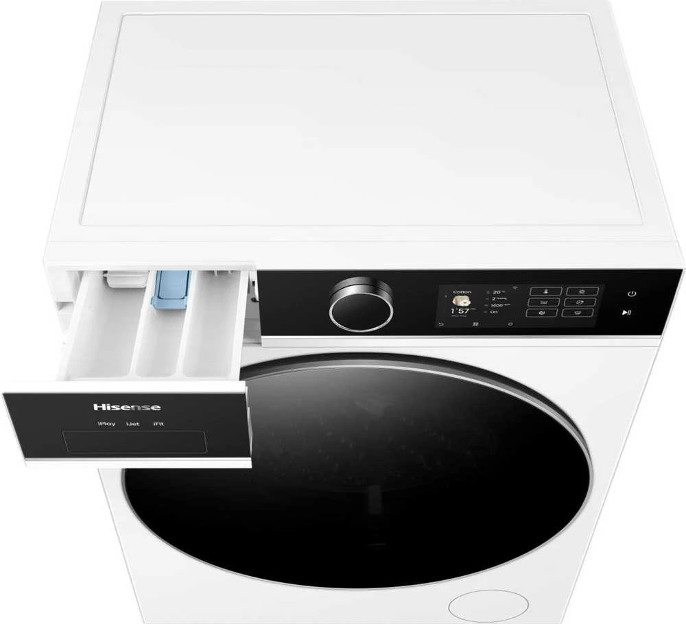 Skalbimo mašina su džiovinimo funkcija Hisense WD5I8043BWF, 8kg / 5kg