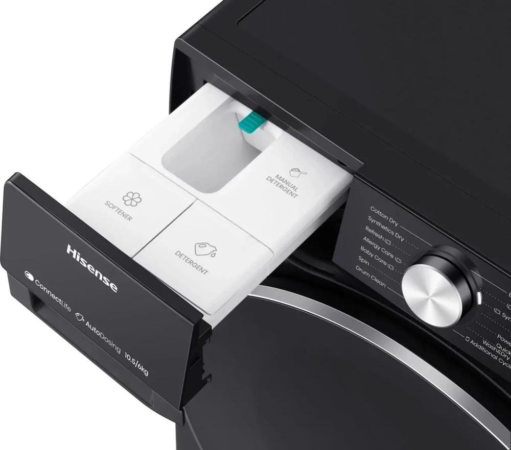 Skalbimo mašina su džiovinimo funkcija Hisense WD5S1045BB