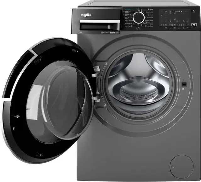 Whirlpool | Skalbimo mašina | WPM 87G ADS EE | Energy efficiency class A | Front loading | Skalbimo talpa 8kg | 1400 RPM | Gylis 55 cm | Plotis 60 cm | Ekranas | Digital | Manhattan Pilkas