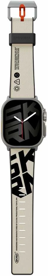 Skinarma Band Spunk laikrodžio dirželis Watch Ultra 49mm dramblio kaulo spalvos