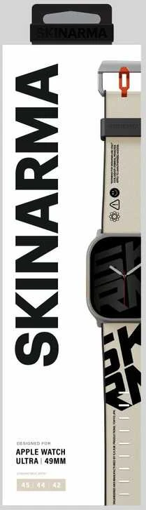 Skinarma Band Spunk laikrodžio dirželis Watch Ultra 49mm dramblio kaulo spalvos