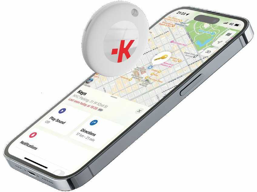 Daiktų ieškiklis eTag (veikia su iPhone bei iPad "FindMy" programėle) (2vnt pakuotė( SKROSS