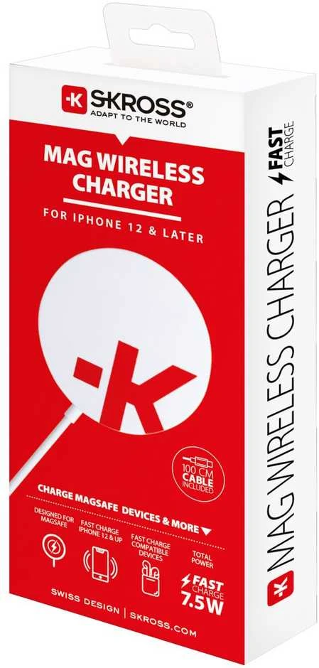 SKROSS belaidžio įkrovimo adapteris Magsafe belaidis įkroviklis