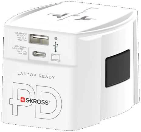 Skross MUV USB AC65PD + kabelis USB-C