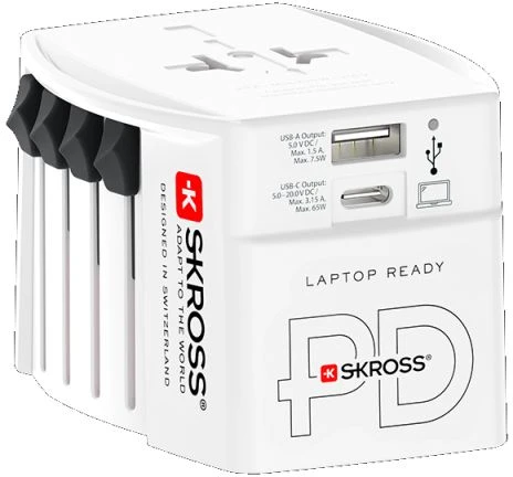Skross MUV USB AC65PD + kabelis USB-C