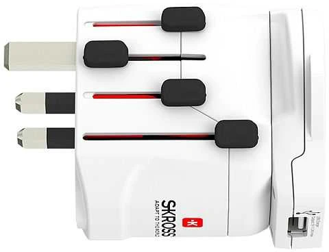 Skross PRO pasaulis ir USB (7A)