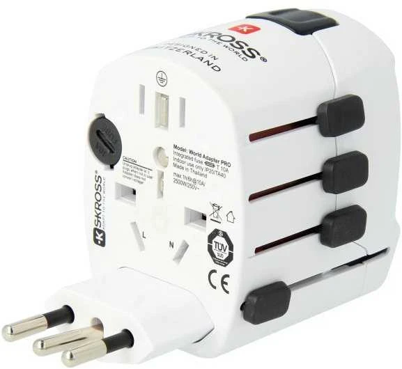 Skross PRO pasaulis ir USB (7A)
