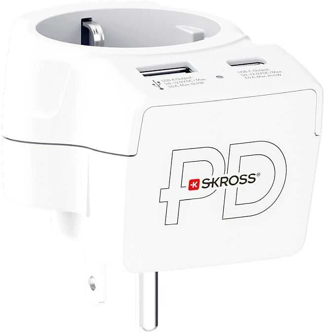 „Skross“ USB jungtis iš Europos į JAV AC20PD