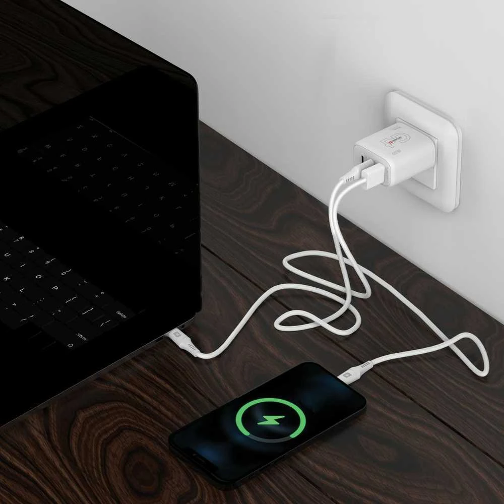 Skross dviejų prievadų USB sieninis įkroviklis