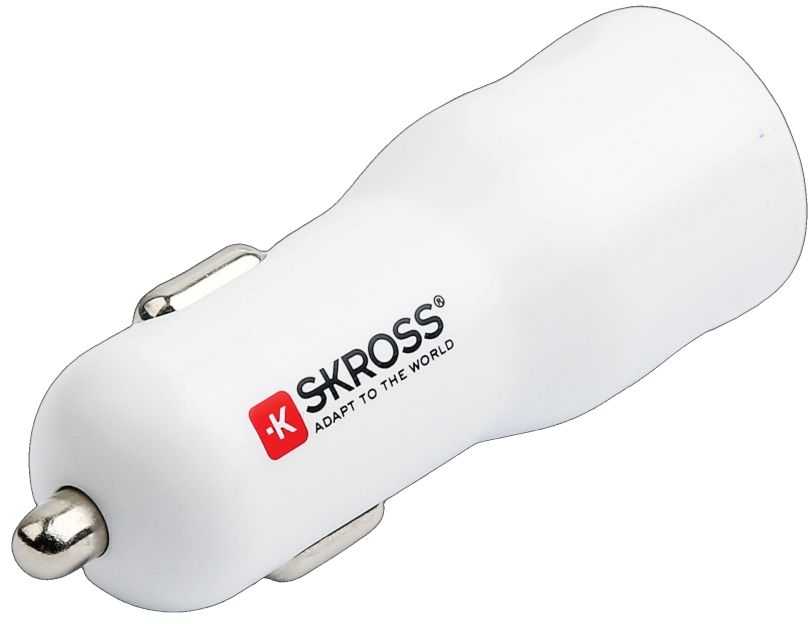 SKROSS USB A+C nabíjecí autoadaptér Dual Car Charger, 20W PD