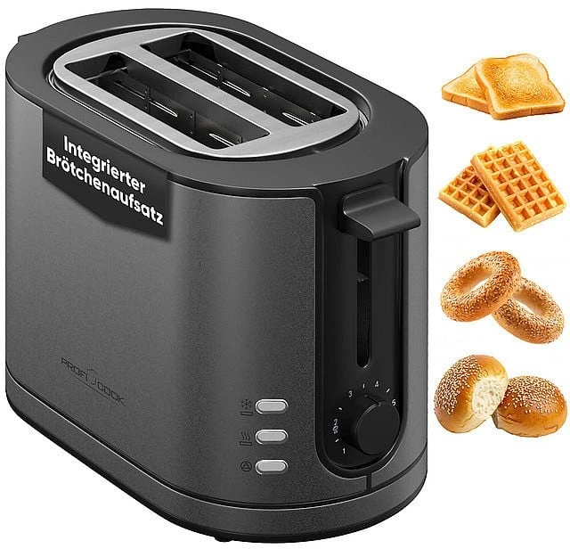 Skrudintuvas Profi Cook ProfiCook PC-TA 1291 2 griežinėliai(-ių) 950 W Antracito spalvos