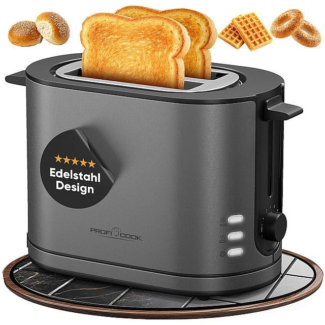 Skrudintuvas Profi Cook ProfiCook PC-TA 1291 2 griežinėliai(-ių) 950 W Antracito spalvos