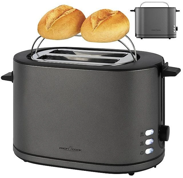 Skrudintuvas Profi Cook ProfiCook PC-TA 1291 2 griežinėliai(-ių) 950 W Antracito spalvos