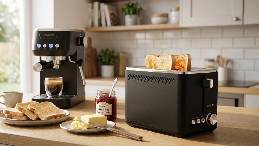 Skrudintuvas Evolveo Salente ToastPro, topinkovač, nerez, černý