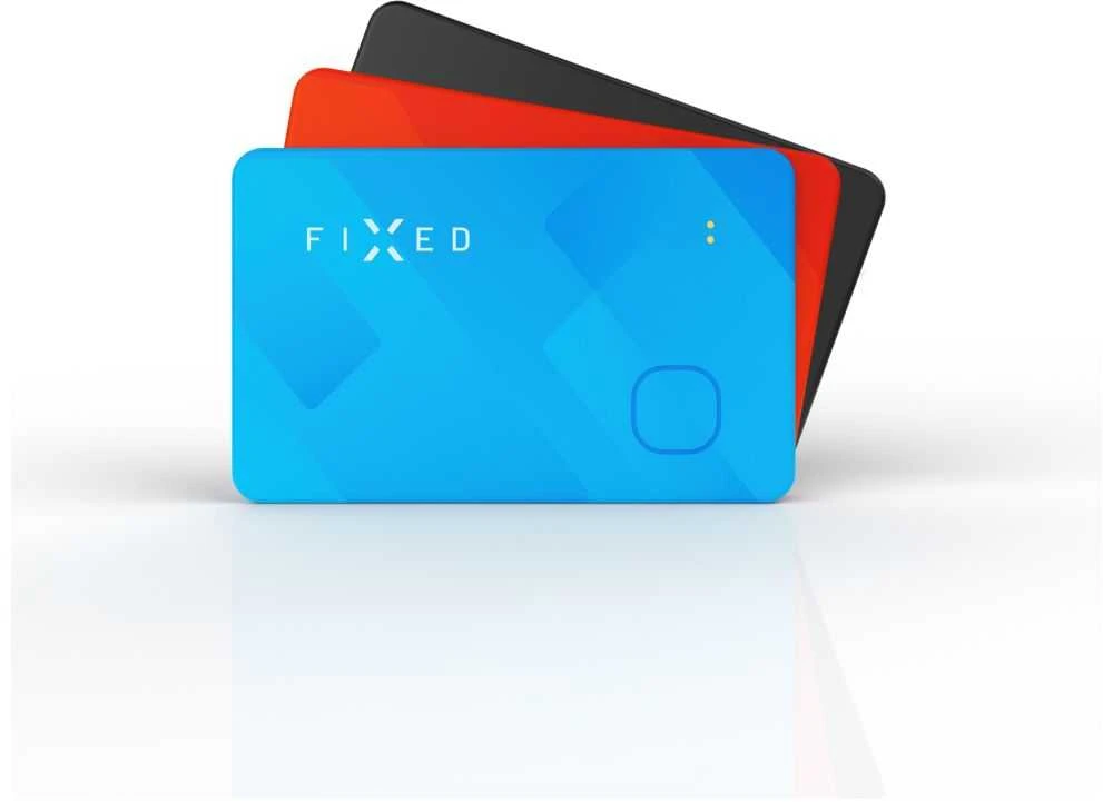 Fixed Smart tracker FIXED Tag Card su obsługą Find My, bezdrátowe nabíjenie, oranżowy
