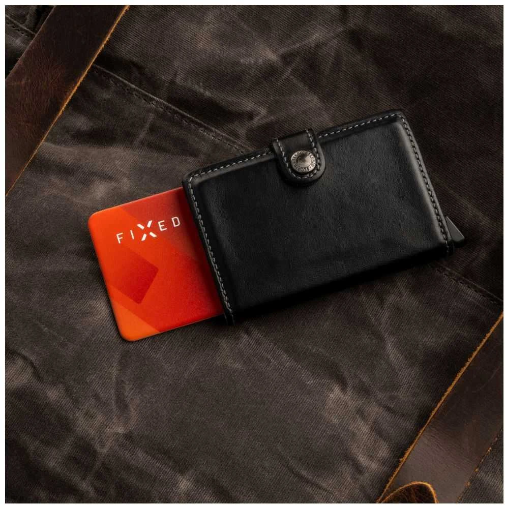 Fixed Smart tracker FIXED Tag Card su obsługą Find My, bezdrátowe nabíjenie, oranżowy
