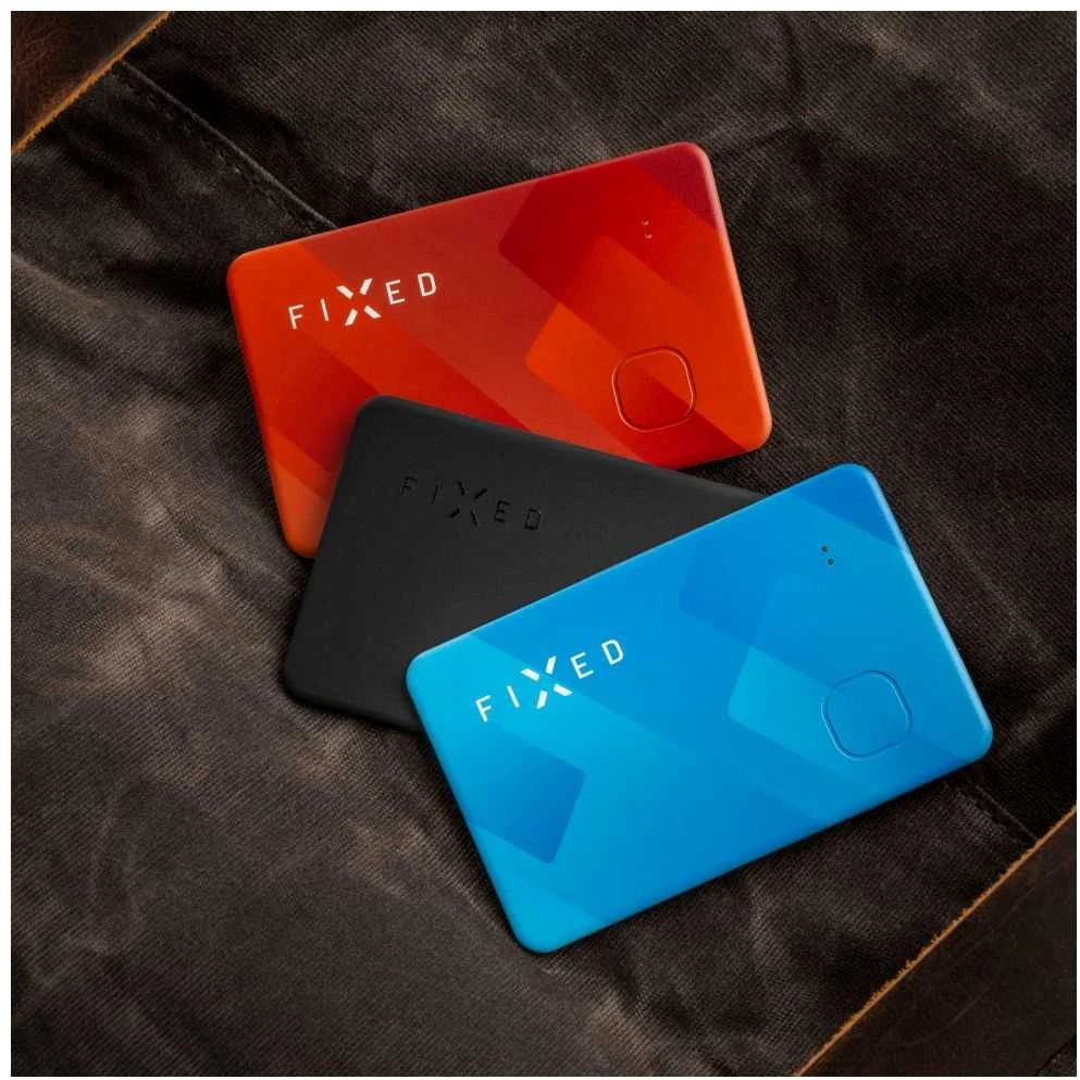Fixed Smart tracker FIXED Tag Card su obsługą Find My, bezdrátowe nabíjenie, oranżowy