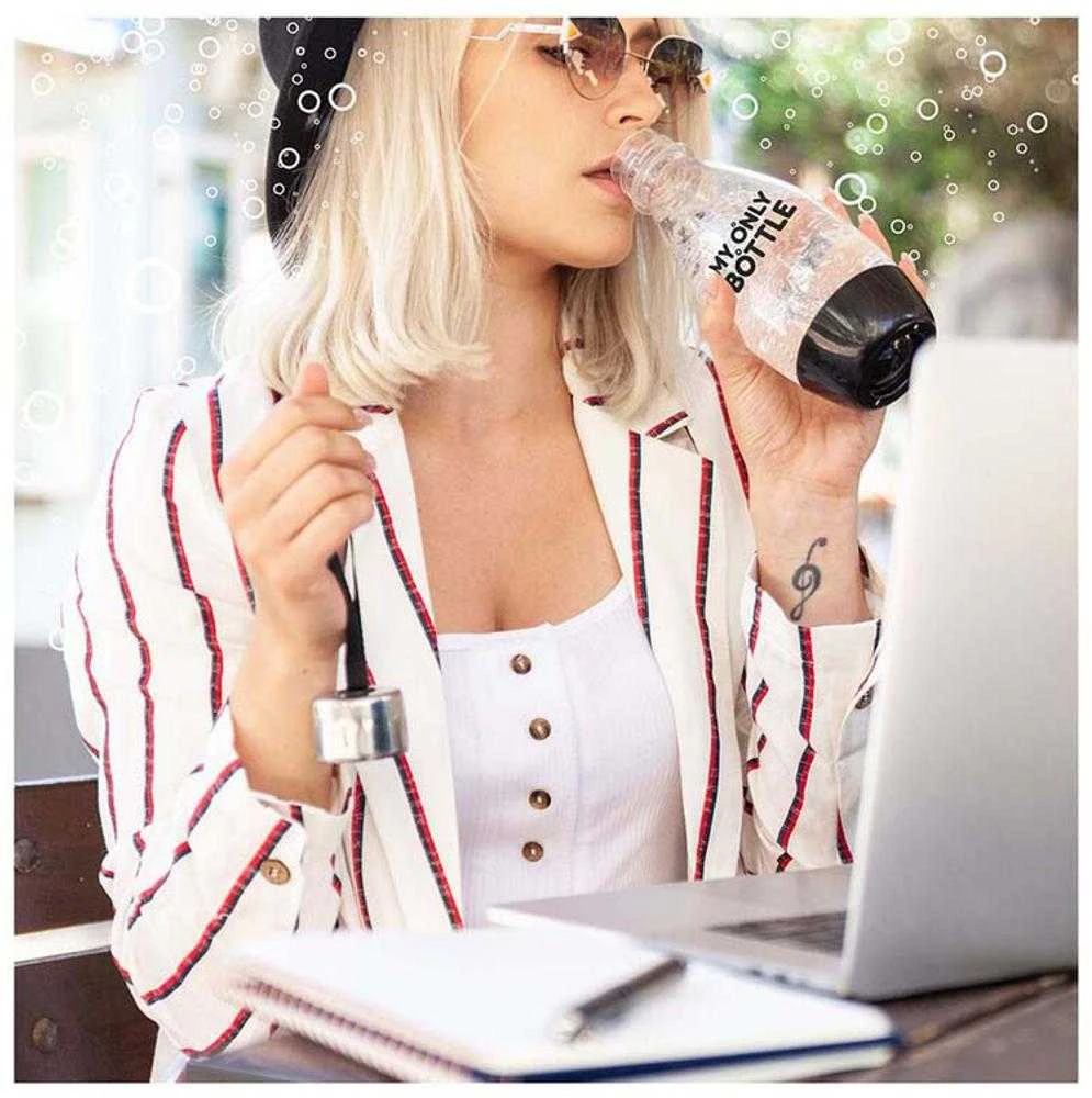Buteliukas SodaStream My Only Bottle, 0,5l, juodas