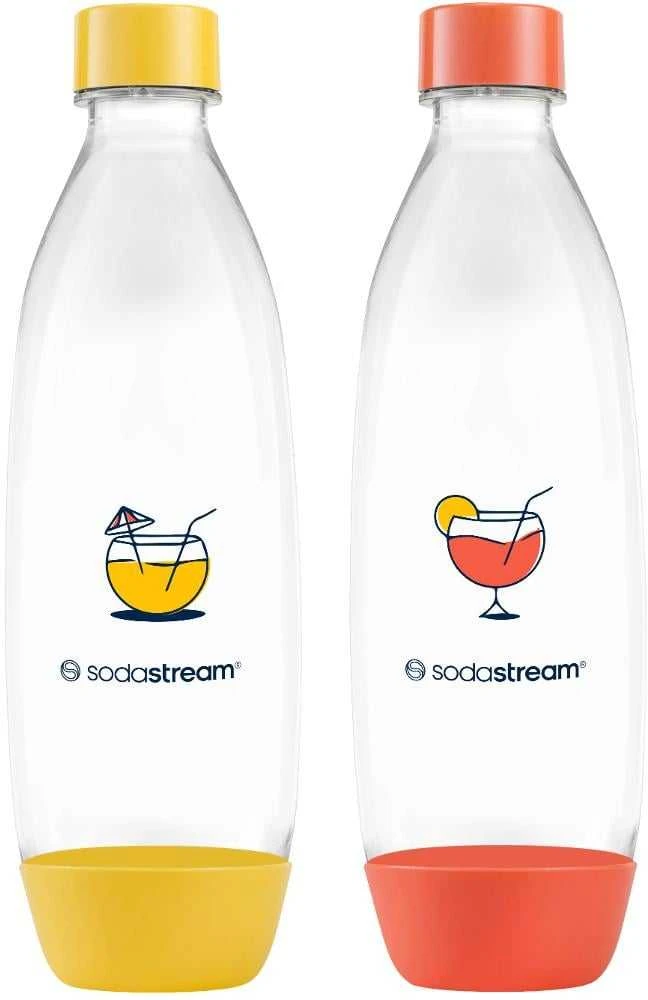 SodaStream FUSE butelis 2 x 1 l, oranžinis/geltonas