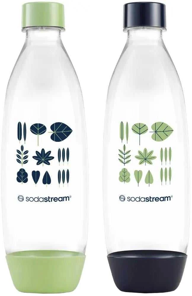 Gertuvė SodaStream FUSE bottle 2x 1 l, žalias/juodas