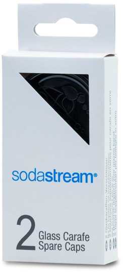 SodaStream Crystal glass bottle caps, 2 pcs