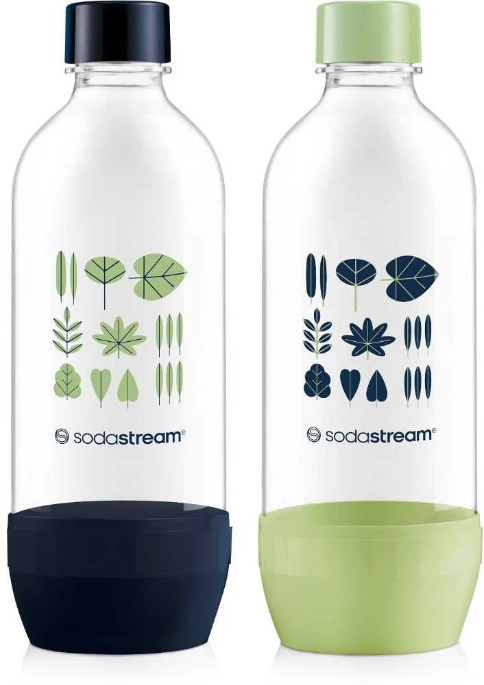 SodaStream JET bottle 2x 1 l , žalias/juodas