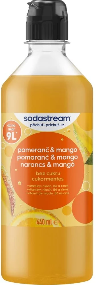 SodaStream Oranžinis-Mango Zero Flavored Syrup, 440 ml DC
