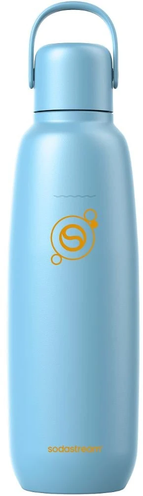 Buteliukas Sodastream Fizz & GO DWS, 0,9 l, Melsvos spalvos