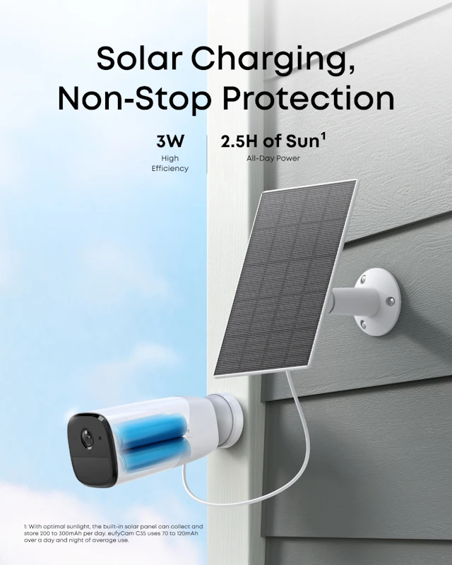 Solar panel Anker eufy C10 3W baltas