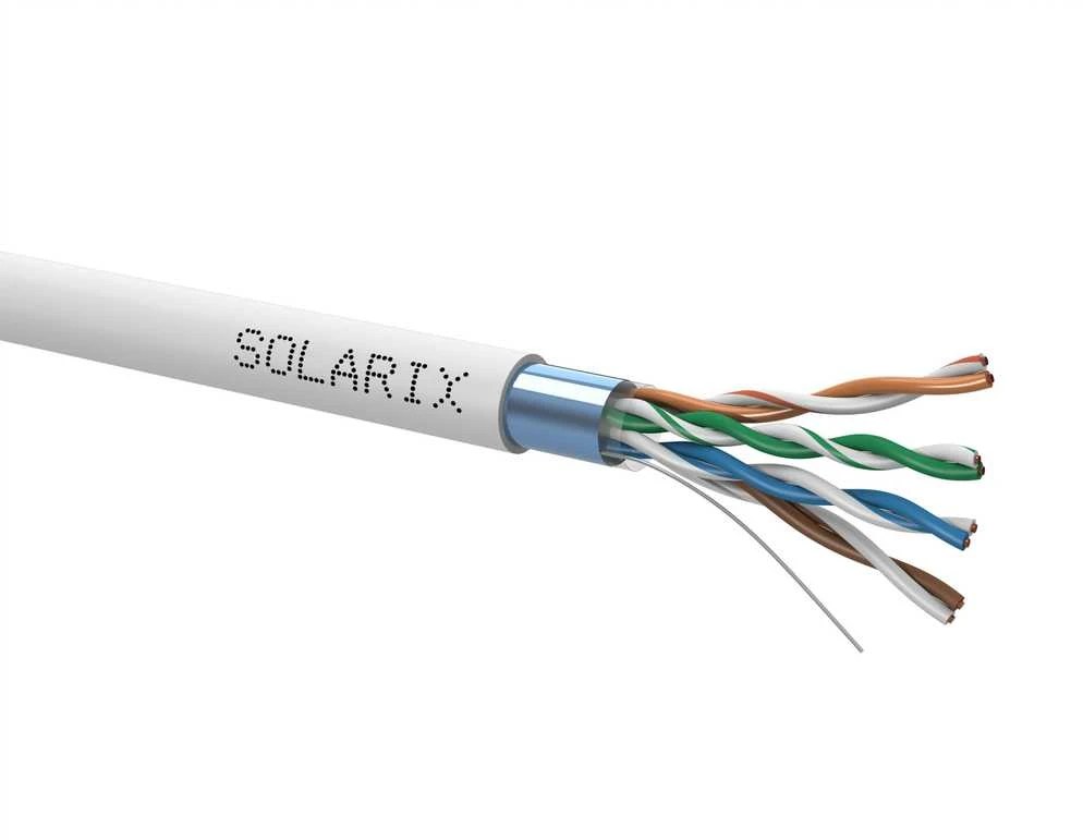 Instaliacinis kabelis Solarix CAT5E UTP PVC Eca 500m/dėž. SXKD-5E-UTP-PVC Solarix