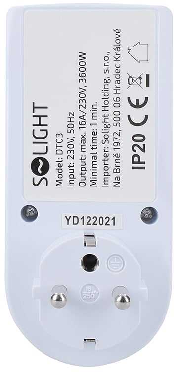 „Solight DT03“ skaitmeninis laikmatis